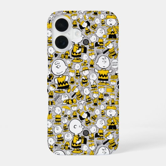 I Am Charlie Brown Patroon iPhone 16 Hoesje (Achterkant)