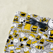 I Am Charlie Brown Pattern Strandlaken (In situ)