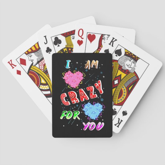I Am Crazy For You Pokerkaarten (Achterkant)