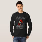 I Am Currently Unsupervised I Know it Freaks Me Ou T-shirt (Voorkant volledig)