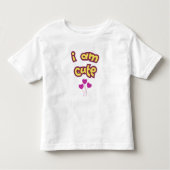 I am cute kinder shirts (Voorkant)
