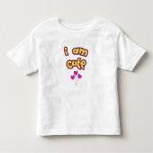 I am cute kinder shirts (Voorkant)