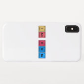 I am Cute Periodic Table Case-Mate iPhone Case (Achterkant (horizontaal))