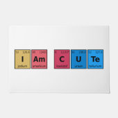 I am Cute Periodic Table Deurmat (Voorkant)