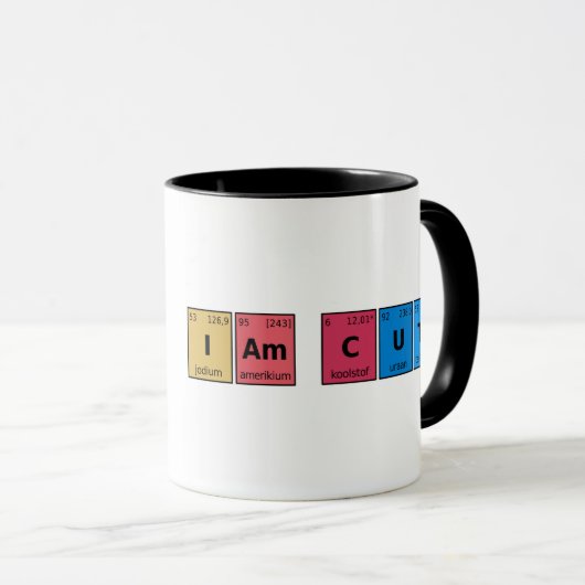 I am Cute Periodic Table Mok (Voorkant rechts)