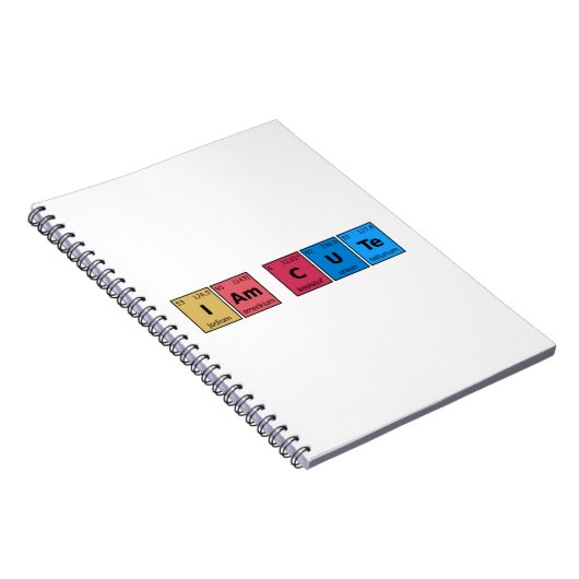 I am Cute Periodic Table Notitieboek (Rechterzijde)
