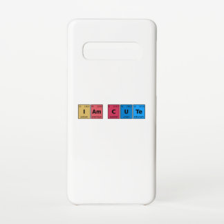 I am Cute Periodic Table Samsung Galaxy S10 Hoesje