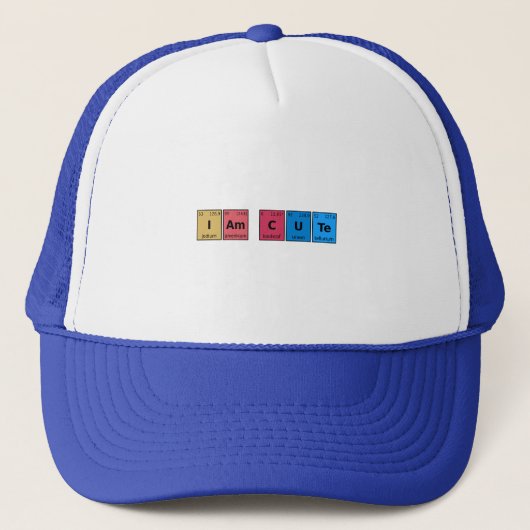I am Cute Periodic Table Trucker Pet (Voorkant)