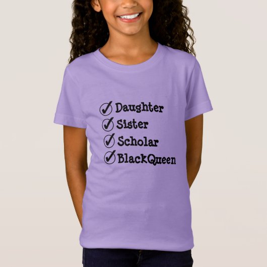 I Am Declaration - Girls' Jersey T-Shirt (Voorkant)