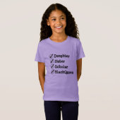 I Am Declaration - Girls' Jersey T-Shirt (Voorkant volledig)