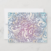 I AM DEVINE Bat Mitzvah Invitation Reply Kaart (Achterkant)