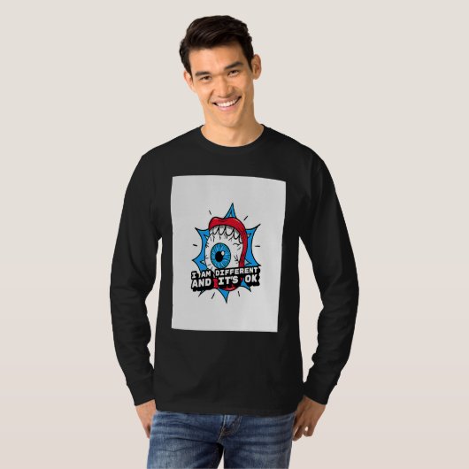 I am different and It's ok T-shirt (Voorkant volledig)
