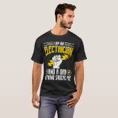 I Am Electrician And A Dad Nothing Shocks Me, Fath T-shirt (Voorkant volledig)