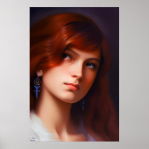I AM - Emotive AI Fantasy Art Portret Print