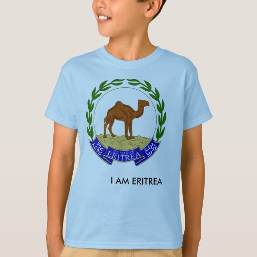 I AM ERITREA T-SHIRT (Voorkant)