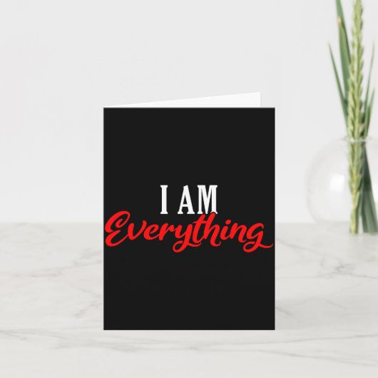 I Am Everything Valentine´s Day Love Couples  Kaart (Voorkant)