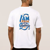 I am from Caledonia, Nieuw-Caledonië, kanak T-shirt (Achterkant)