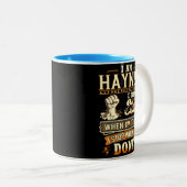 I Am Haynes. I Don't Stop When I'm Tired Tweekleurige Koffiemok (Voorkant rechts)