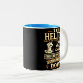 I Am Helton. I Don't Stop When I'm Tired Tweekleurige Koffiemok (Voorkant rechts)