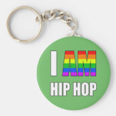 "I AM HIP HOP" RAINBOW BRIEF SLEUTELHANGER (Voorkant)