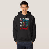 I Am His Voice He Is My Heart Autism Awareness Hoodie (Voorkant volledig)