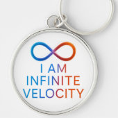 I AM Infinite Velocity – Quantum Energy Design Sleutelhanger (Voorkant)