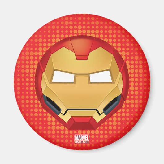"I Am Iron Man" Emoji Magneet (Voorkant)