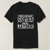 I Am Jayden Fun Funny Gift Idea Personalized T-shirt (Design voorkant)