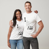 I, AM, juli augustusseptemberoktobernovember T-shirt (Unisex)