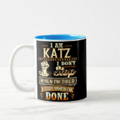I Am Katz. I Don't Stop When I'm Tired Tweekleurige Koffiemok (Links)