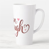 I Am Kenough - Zelfliefde Valentijnse cadeau Latte Mok (Rechts)