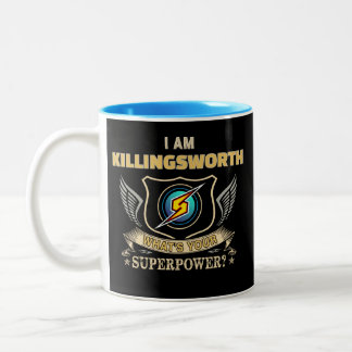 I Am KILLINGSWORTH What's Your Superpower Tweekleurige Koffiemok