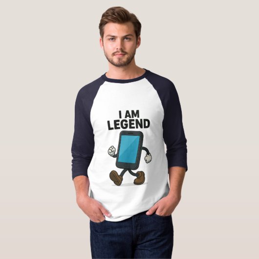 I am legend funny quote T-shirt/cool tee T-shirt (Voorkant volledig)