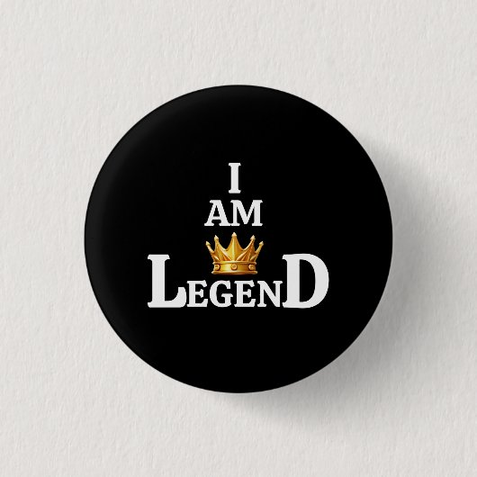 I Am Legend Ronde Button 3,2 Cm (Voorkant)
