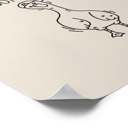 I am looking at you pooping poster (Hoek)