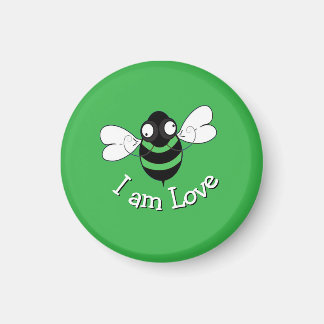 I Am Love Bee Magnet