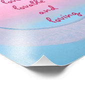 I am loved lovable and loving affirmation posters (Hoek)