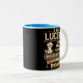 I Am Lucero. I Don't Stop When I'm Tired Tweekleurige Koffiemok (Voorkant rechts)