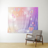 I am Magnetic, Motivational, Inspirational, Pink Wandkleed (In Situ (horizontaal))