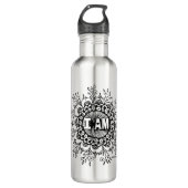 I AM Mandala Stainless Steel Water Bottle Waterfles (Voorkant)