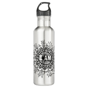 I AM Mandala Stainless Steel Water Bottle Waterfles