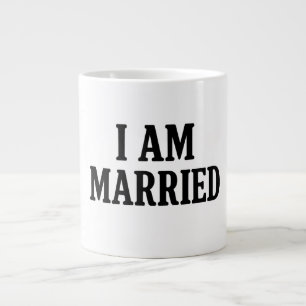 I Am Married Funny - cadeau voor koppels Grote Koffiekop