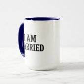I Am Married Funny - cadeau voor koppels Mok (Voorkant links)
