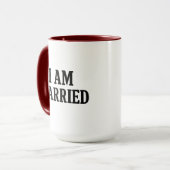 I Am Married Funny - cadeau voor koppels Mok (Voorkant links)