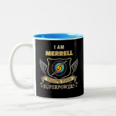 I Am MERRELL What's Your Superpower Tweekleurige Koffiemok (Links)
