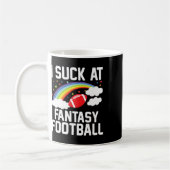 I Am Momma Men's Fantasy Football Loser - Black Koffiemok (Links)