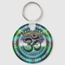 I Am - Motivational Inspiration Namaste Symbol Sleutelhanger