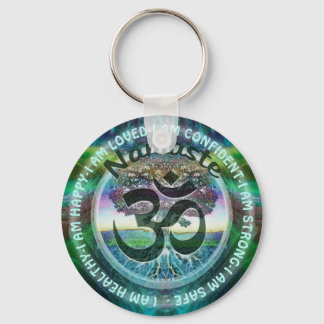 I Am - Motivational Inspiration Namaste Symbol Sleutelhanger