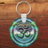 I Am - Motivational Inspiration Namaste Symbol Sleutelhanger (Voorkant)