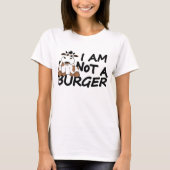 I am not a burger T-shirt (Voorkant)
